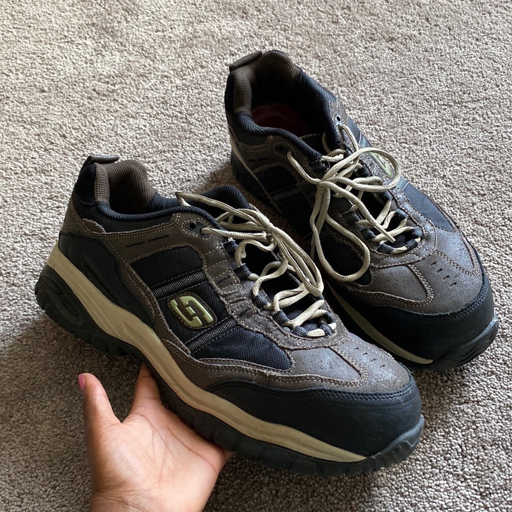 Skechers Comp Toe Slip Resistant Extra Wide Shoes SIZE 13